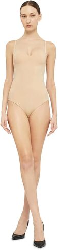 Wolford Women Mat de Luxe تشكيل سلسلة جسم بلا أكمام مغرفة رقبة تشكيل البسدة اللامع غير اللامع ثونغ القاع in Kuwait
