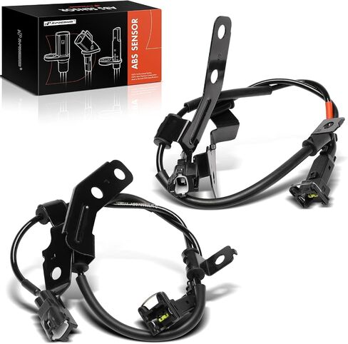 A-Premium 2PCS مستشعر سرعة عجلة ABS الخلفي متوافق مع KIA ، Hyundai Models-Sorento 2014-2015 ، Santa Fe 2013-2016 ، Santa Fe Sport 2013-2016 ، FWD فقط in Saudi Arabia