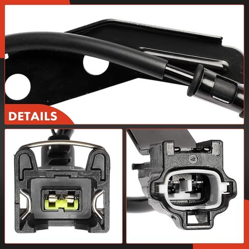 A-Premium 2PCS مستشعر سرعة عجلة ABS الخلفي متوافق مع KIA ، Hyundai Models-Sorento 2014-2015 ، Santa Fe 2013-2016 ، Santa Fe Sport 2013-2016 ، FWD فقط in Saudi Arabia