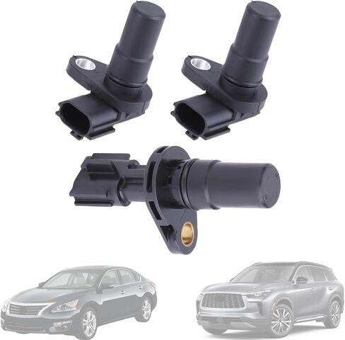 3Pcs Automatic Transmission Input/Output Speed Sensor Fit for Infiniti JX35 QX60 2013-2015, for Nissan Altima Juke Maxima Murano Pathfinder Rogue Sentra 2007-2016 OE# 33438N F119283A 125958B in Saudi Arabia
