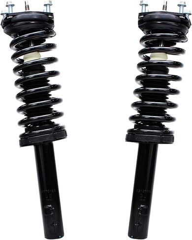 Detroit Axle - Front 14pc Suspension Kit 2005-2010 Jeep Grand Cherokee Commander ، اثنين من الدعامات 4 أذرع التحكم السفلية والعلمية مع مفاصل الكرة 4 قضبان التعادل 2 قضبان التأثير 2 Boots 2006 2007 2008 بديل in Kuwait