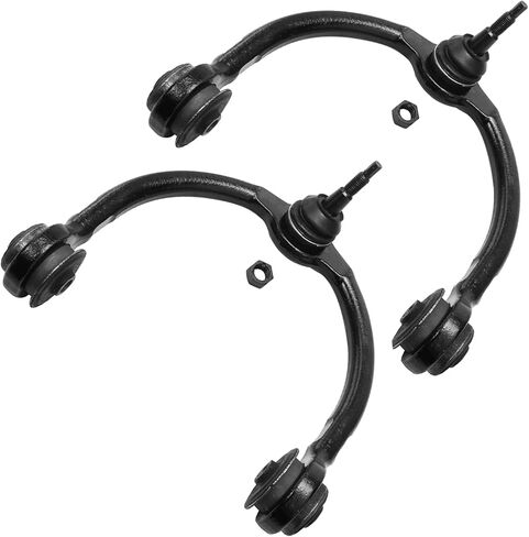Detroit Axle - Front 14pc Suspension Kit 2005-2010 Jeep Grand Cherokee Commander ، اثنين من الدعامات 4 أذرع التحكم السفلية والعلمية مع مفاصل الكرة 4 قضبان التعادل 2 قضبان التأثير 2 Boots 2006 2007 2008 بديل in Kuwait