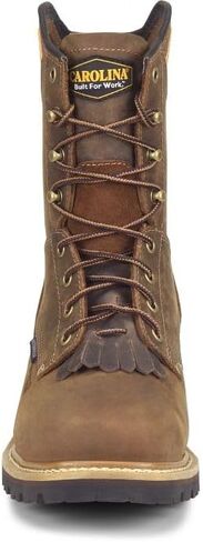 Carolina Coppice Composite Square Toe Waterproof Logger Boots for Men - Comfort Footbed, Oil- & Slip-Resistant Rubber Outsole, EH-Rated in Kuwait