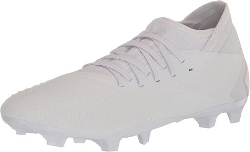 حذاء رياضي Adidas للجنسين Predator Accuracy.3 للأرضيات الصلبة، أبيض/أسود أساسي/ليمون شفاف، 12.5 US للرجال in Saudi Arabia