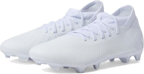 حذاء رياضي Adidas للجنسين Predator Accuracy.3 للأرضيات الصلبة، أبيض/أسود أساسي/ليمون شفاف، 12.5 US للرجال in Saudi Arabia