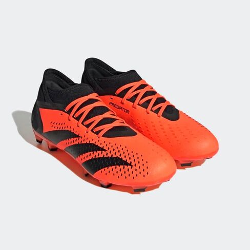 adidas Unisex Predator Accuracy.3 Firm Ground Sneaker, White/Core Black/Lucid Lemon, 12.5 US Men in Kuwait