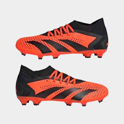 adidas Unisex Predator Accuracy.3 Firm Ground Sneaker, White/Core Black/Lucid Lemon, 12.5 US Men in Kuwait