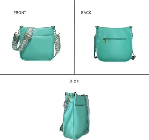 Posie Crossbody Bags for Women Trendy Vegan Leather Hobo Purses Shoulder Handbags with Wide Adjustable Guitar Strap in Saudi Arabia