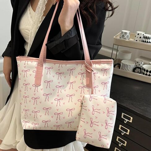 حقيبة حمل Lushandy Cherry Coquette Coquette Coquette Counter Bag Extrudy Summer Fruit Fruit Bare Bow Hobo حقيبة يد للعمل in Kuwait