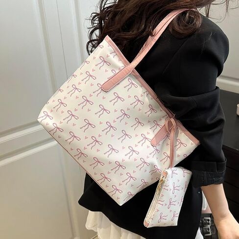 حقيبة حمل Lushandy Cherry Coquette Coquette Coquette Counter Bag Extrudy Summer Fruit Fruit Bare Bow Hobo حقيبة يد للعمل in Kuwait