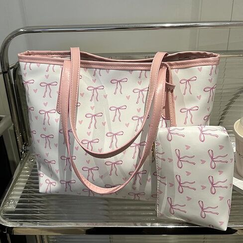 حقيبة حمل Lushandy Cherry Coquette Coquette Coquette Counter Bag Extrudy Summer Fruit Fruit Bare Bow Hobo حقيبة يد للعمل in Kuwait