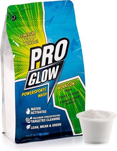 Proglow PowerSports على الطرق الوعرة الرغوية غسيل الصابون | تنظيف سريع للدراجة المحرك الدراجة UTV TRACK | مدفع الرغوة ، مدفع رغوة ، صابون البخاخ | 3oz إلى 1gal ماء المنشط | منظف السيارات in Saudi Arabia