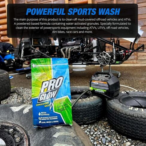 Proglow PowerSports على الطرق الوعرة الرغوية غسيل الصابون | تنظيف سريع للدراجة المحرك الدراجة UTV TRACK | مدفع الرغوة ، مدفع رغوة ، صابون البخاخ | 3oz إلى 1gal ماء المنشط | منظف السيارات in Saudi Arabia