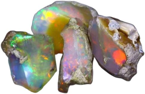 100 ٪ A+ Natural Ethiopian Welo Opal rough stone ، الكريستال الخام ، حجر الأساس ، مجوهرات صنع الأحجار الكريمة ، فائق النار المذهلة ، أوبال روك ، حجر مختار ، 15.00 cts الخام الخام. in Saudi Arabia
