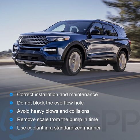 مضخة مياه ECCPP مناسبة لسيارة Buick Rainier لسيارة Chevy Colorado Trailblazer GMC Canyon Envoy H3 Isuzu Ascender i-280 i-290 i-350 i-370 Oldsmobile Bravada Saab 9-7x 2.8L 2.9L 3.5L 3.7L 4.2L in Saudi Arabia