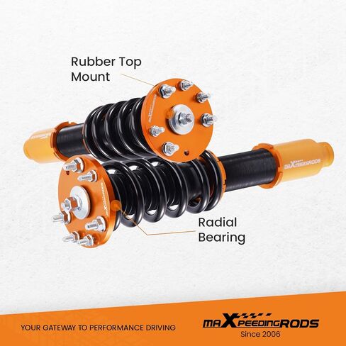 MaxPeedingrods Coilovers لـ Honda Accord LX ، SE ، LX-P 2008-2015 ، لـ Acura TSX 2008-2015 ، طقم تعليق Coilovers القابل للتعديل ، وامتصاص الصدمات المسبق ، و Gold Kit Mit in Saudi Arabia