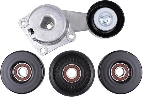 ApplianPar Belt Tensioner and Serpentine Belt Idler Pulley Component kit for Ford F150 2004-2010, Explorer 2006-2010, Expedition 07-14, Mark LT 06-08, Navigator 07-14, Mountaineer 06-10 4.6 5.4 in Saudi Arabia