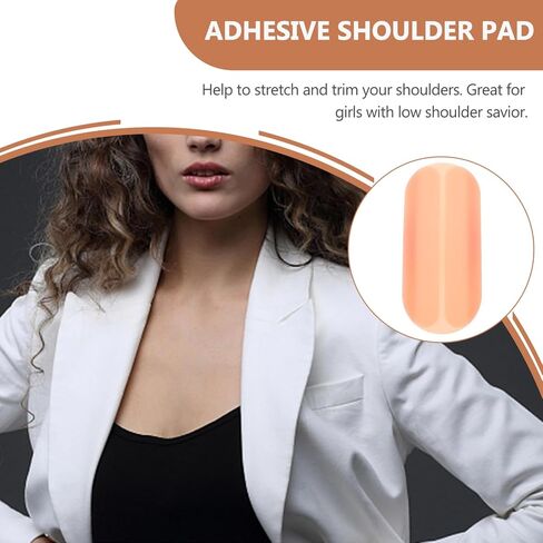 6pcs Mini Silicone Shoulder Pads, Invisible Non-slip Bra Strap Cushions, 3.74 x 1.53 x 0.19 inch, for Women Use in Saudi Arabia
