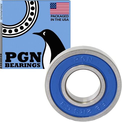 محامل PGN (10 عبوات) R8-2RS - محمل كروي مختوم من الصلب الكروم المشحم - محامل 1/2 بوصة × 1-1/8 بوصة × 5/16 بوصة مع ختم مطاطي ودعم دورة في الدقيقة العالية in Saudi Arabia