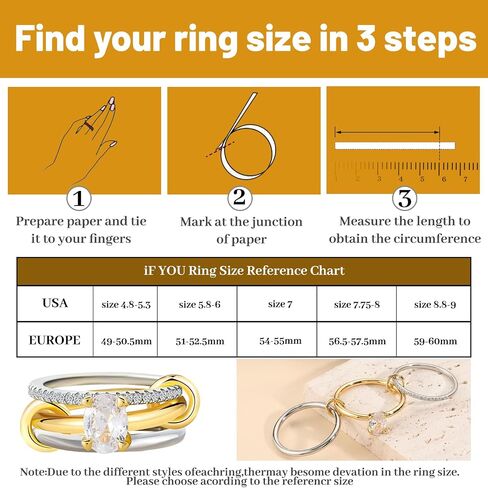 14k Gold Silver Plated Stackable Rings for Women Minimalist Moissanite Cubic Zirconia Dainty Mixed Metal Two Tone Gemstone Stacked Diamond Rings Set Non Tarnish Statement Knuckle Jewelry in Kuwait
