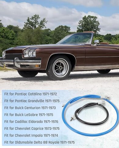 قابلة للتحويل Top Motor Drive Cables Driver & Passenger Fit for GM Chevy Buick Cadillac Oldsmobile Pontiac Saleable Size Collectibles 1971 1973 1974 1975 1976 in Saudi Arabia