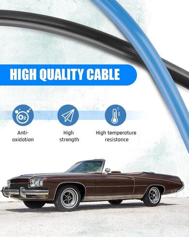 قابلة للتحويل Top Motor Drive Cables Driver & Passenger Fit for GM Chevy Buick Cadillac Oldsmobile Pontiac Saleable Size Collectibles 1971 1973 1974 1975 1976 in Saudi Arabia