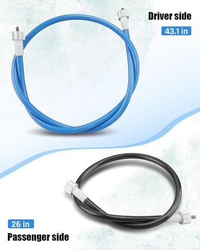 قابلة للتحويل Top Motor Drive Cables Driver & Passenger Fit for GM Chevy Buick Cadillac Oldsmobile Pontiac Saleable Size Collectibles 1971 1973 1974 1975 1976 in Saudi Arabia