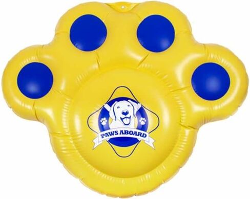 Paws Aboard Doggy Lazy Raft, Puncture Resistant Vinyl Dog Float, perfect for The Lake, Pool, River and Boat in Saudi Arabia