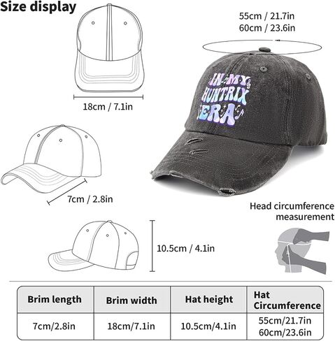 in My Huntrix Era Hat for Womens Baseball Caps Low Washed Dad Hat Light Weight in Saudi Arabia