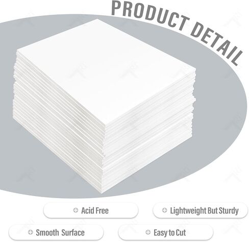 Golden State Art, White Foam Boards 12 Pack 11x17 Foam Core Board, 1/8" Thick Acid Free Foam Poster Board for Modeling, Billboard, Projects, Paintings and Display in Kuwait