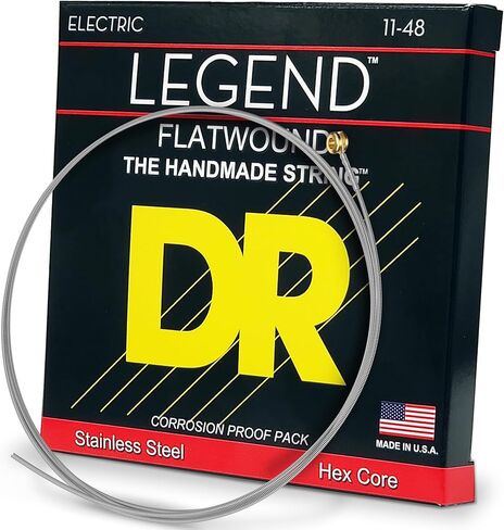 أوتار جيتار كهربائي من DR Strings LEGEND (FL-11)، بني in Kuwait