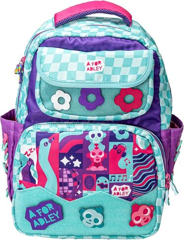 A لـ Adley Retro Backered Backpack (W/Velcro Patches) يمكنك تصميم حقيبة الظهر الخاصة بك مع جميع شخصياتها المفضلة in Kuwait