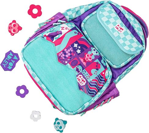 A لـ Adley Retro Backered Backpack (W/Velcro Patches) يمكنك تصميم حقيبة الظهر الخاصة بك مع جميع شخصياتها المفضلة in Kuwait
