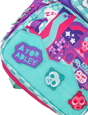 A لـ Adley Retro Backered Backpack (W/Velcro Patches) يمكنك تصميم حقيبة الظهر الخاصة بك مع جميع شخصياتها المفضلة in Kuwait