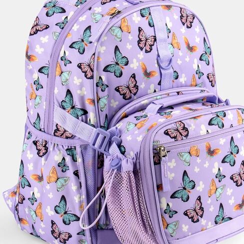 Choco Mocha Leopard Backpack for Girls, Kindergarten Backpack for Girls Ages 4-6, Kids Preschool Bookbag Girl 15 inch, Purple in Kuwait