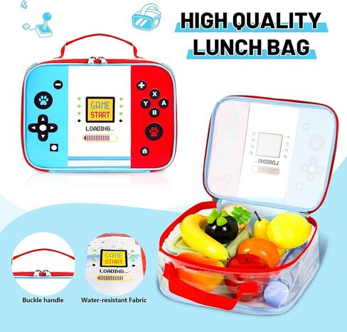 3Pcs Clear Backpack for Boys, Gamer Heavy Duty Clear Bookbag for Boys, Transparent See Through Backpack with Lunch Bag for School Stadium Events in Saudi Arabia