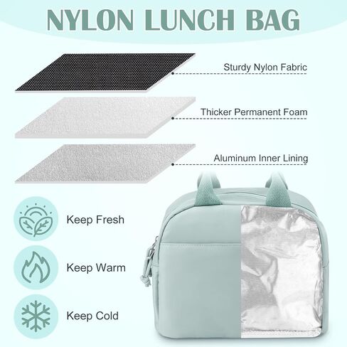 Cunno 3 PCS School Backpack for Teen Girls Cofbags Lightweight Box With With Box و Pencil Case College Bookbag Propag Backpacks Daypacks for Girls Teen (Cream White) in Kuwait