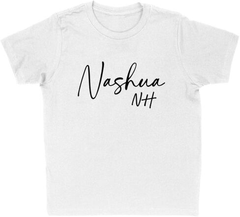 Script Nashua New Hampshire Kids T-Shirt Youth in Saudi Arabia