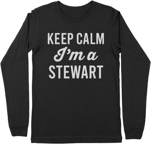 Keep Calm I'm a Stewart Kids Long Sleeve T-Shirt Youth in Saudi Arabia