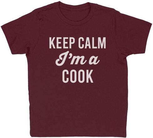 Keep Calm I'm a Cook Kids T-Shirt Youth in Saudi Arabia