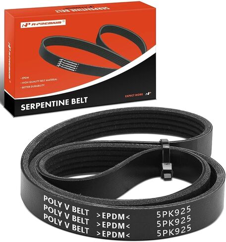 A-Premium Engine حزام Serpentine Drive متوافق مع فولكس واجن جيتا 2005-2016 ، الجولف 2010-2014 ، الأرنب 2006-2009 ، 2.5L-استبدال# 5PK923 in Saudi Arabia
