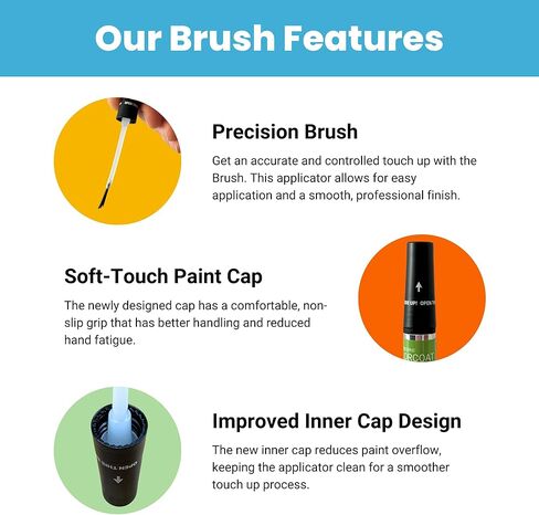 TouchUpDirect EA Hot Pepper Red Metallic Compatible with Ford Exact Match Scratch Repair Touch Up Paint - Brush Kit in Saudi Arabia