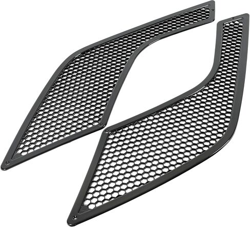 Hecasa Hood Vate متوافق مع 2003-2017 استبدال Volvo VNL لعام 20413696 20435695 Side Hood Air Grille ABS Plastic Planted - سائق ومسافر. in Saudi Arabia