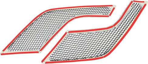 Hecasa Hood Vate متوافق مع 2003-2017 استبدال Volvo VNL لعام 20413696 20435695 Side Hood Air Grille ABS Plastic Planted - سائق ومسافر. in Saudi Arabia