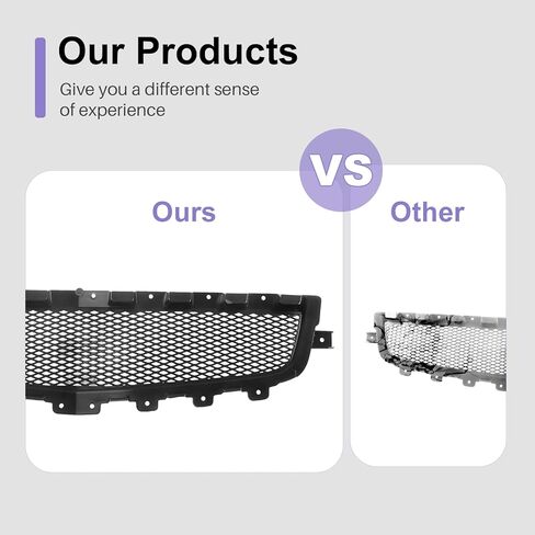 CarPartsDepot Front Grille Insert Center Compatible With Chevrolet 2008-2012 Malibu GM1200600 25784042 in Kuwait