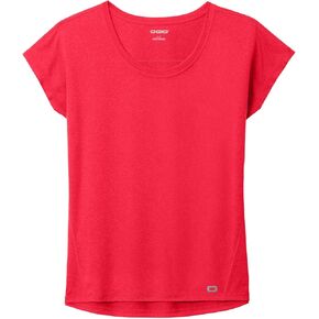 OGIO Women's Pulse Dolman Tee | قميص فتل الرطوبة للنساء ، قمة الأكمام القصير السائبة in Kuwait