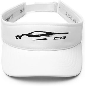 C8 Vette Silhouette Custom Embroidered Visor in Kuwait