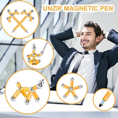 Fidget Pen Teen Girl Girl Gifts - Magnetic Pen Magnet Pen للبالغين الأطفال المراهقين - هدية لـ Teenage Girl Boy - أفضل هدية لـ 10 11 12 13 14 15 16 16 عامًا - هدية لعبة جديدة للأطفال 8-12 in Kuwait
