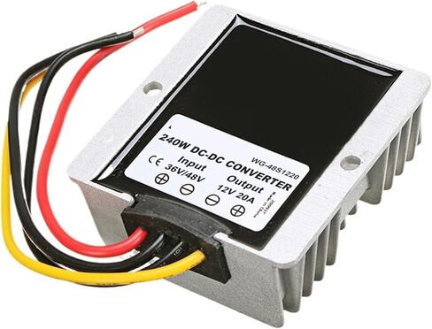 1PCs تنخفض 24 فولت 36V 48V 60V 72V إلى 12V 5A 10A 15A 20A وحدة توليد الطاقة الجهد المحول (72V (18-90V) ، 20A_12V) in Saudi Arabia