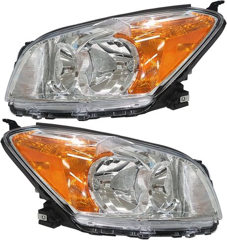 WFLNHB الأمامية الأمامية استبدال مجموعة تويوتا RAV4 2009-2012 سائق المصابيح الأمامية المصابيح الأمامية وجانب الراكب in Saudi Arabia